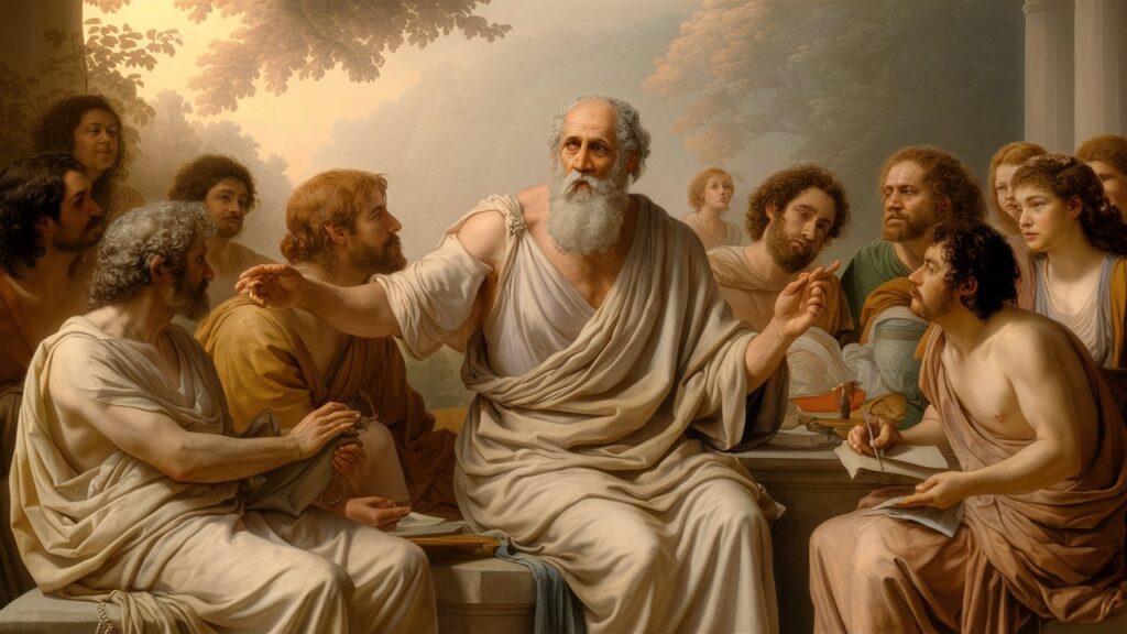 portrait-of-socrates-teaching-the-art-of-dialogue.