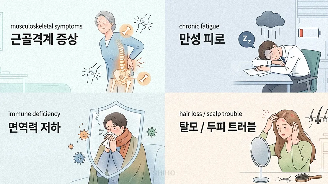 비타민D 결핍 증상